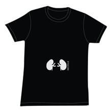 RECYCLE ME - Recycle Me T-shirt Unisex - Svart njur t-shirt, silver tryck