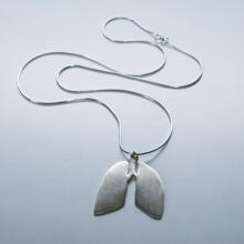 RECYCLE ME - Recycle Me Silver Jewellery - Recycle Me Silver Lung and chain
