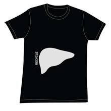 RECYCLE ME - Recycle Me T-shirt Unisex - Svart lever t-shirt, silver tryck