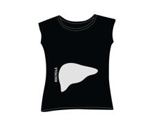 RECYCLE ME - Recycle Me T-shirt Dam - Svart lever t-shirt, silver tryck