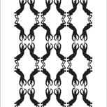 Bunny Graphic print with stamp